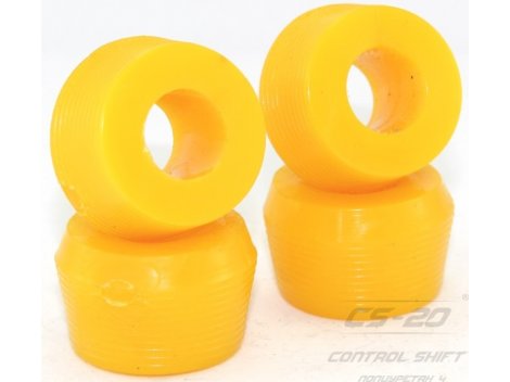 Полиуретановые втулки аморт. Волга/ГАЗель/УАЗ (4шт) ЖЕЛТЫЙ COMFORT