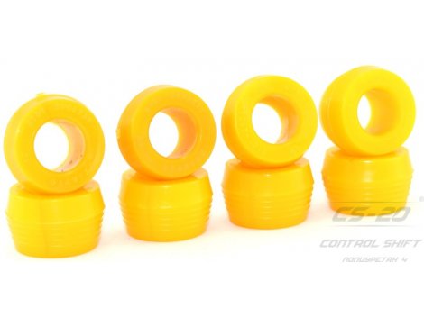 Полиуретановые втулки зад аморт. 2101/07/2121 Нива/2123 Шевролет Нива (8шт) Полиуретан желтый комфорт