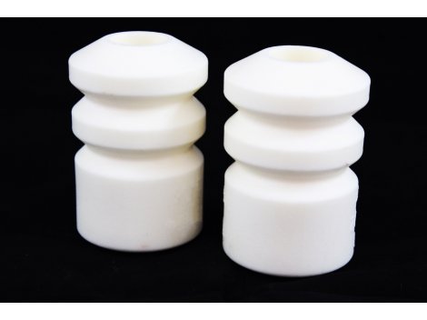 Отбойники задних стоек 2110/2170 (2шт) ОРИГИНАЛ ПОЛИУРЕТАН БЕЛЫЙ серия PROFI