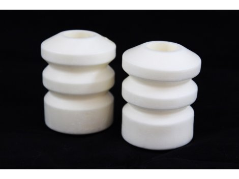 Отбойники задних стоек 2108/21082/2115 (2шт) ОРИГИНАЛ ПОЛИУРЕТАН БЕЛЫЙ серия PROFI