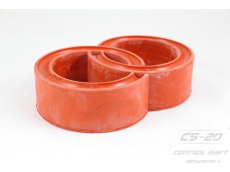 Полиуретановые межвитковые вставки в пружины 2108/2109/2114/2110/2170/1118/иномарки (круглые) (2шт) для увеличения грузоподъемности авто КРАСНЫЕ серия DRIVE