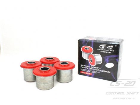 Сайлентблоки нижнего рычага передней подвески 2123 Нива-Шевроле/21214 (4 шт) нового образца Полиуретан красный drive