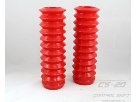 Пыльники задних амортизаторов 2108/21082/2115 (2шт) полиуретан красный drive