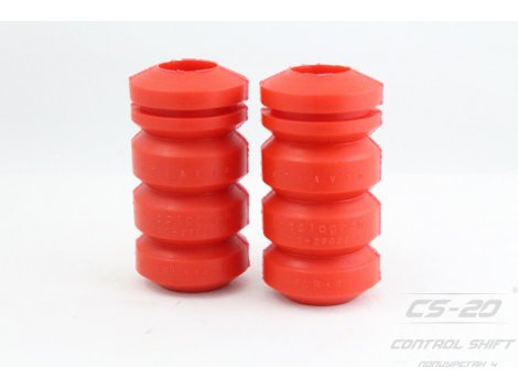 Полиуретановые отбойники передних стоек 2110/2112/2170/2190 (2шт) красный drive