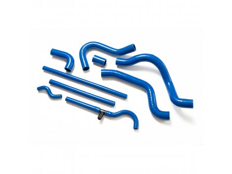 Комплект патрубков 2112 (10 шт) СИНИЙ СИЛИКОН