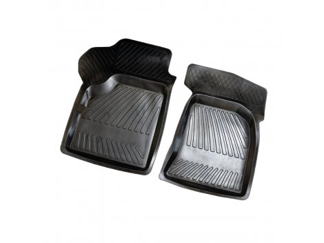 Коврик салона ВАЗ-2170-72 ПРИОРА 2 шт передних ковра в пакете серия Оригинал + материал: каучук