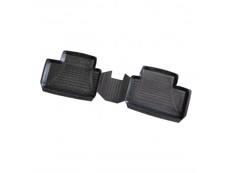 Коврик салона ВАЗ-2108-09,2113-15 с задней перемычкой 4шт в пакете серия Оригинал + материал: каучук